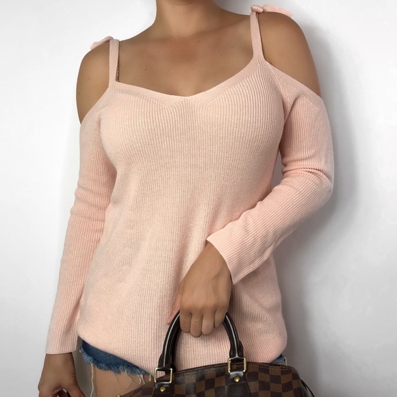 loft cold shoulder sweater